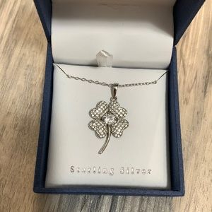 Sterling Sliver Four Leaf Clover necklace